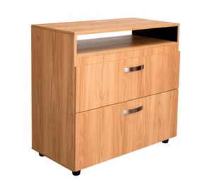 Cómoda Barilo fresno/wengué 2 cajones