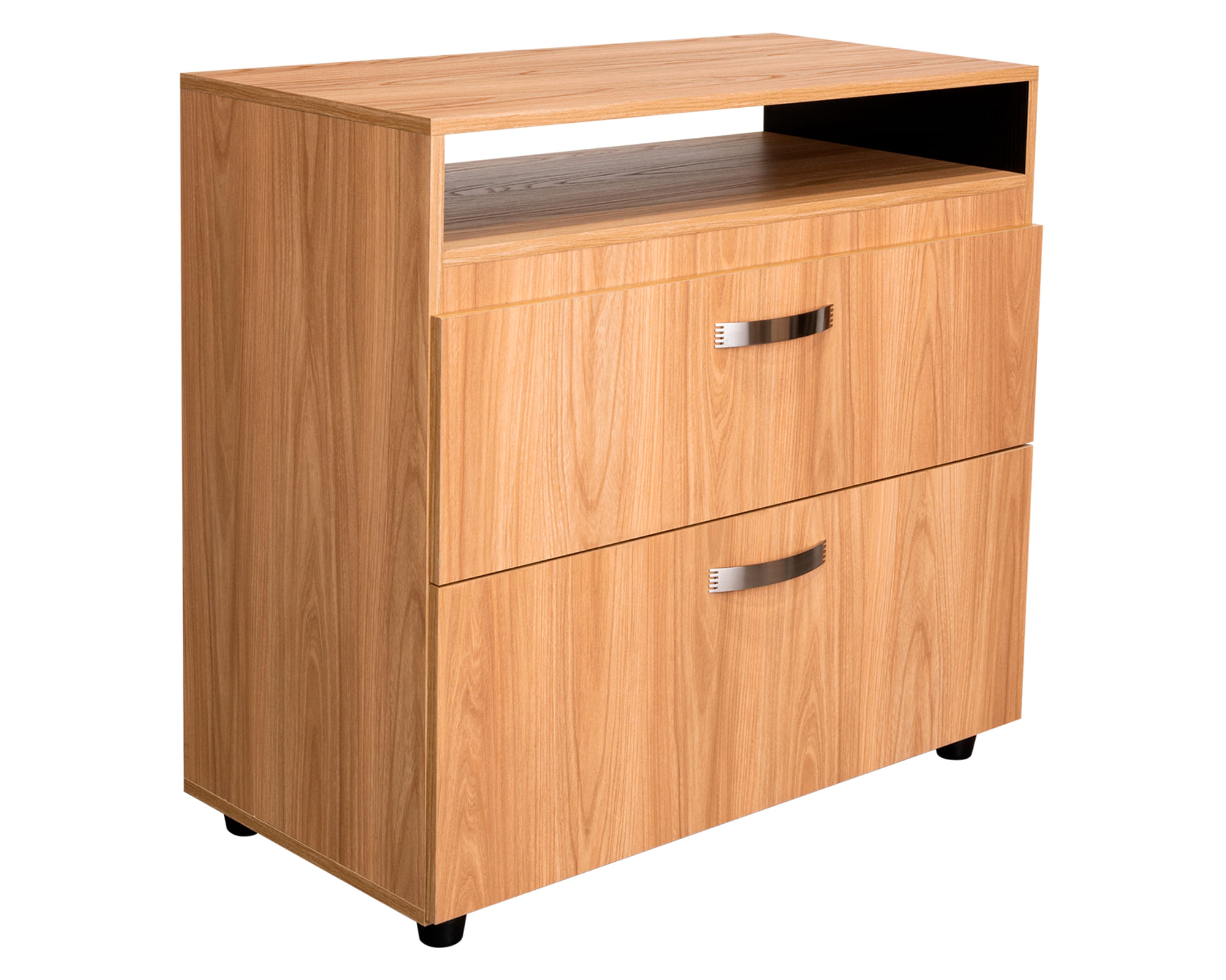 TuHome Cómoda Barilo fresno/wengué 2 cajones