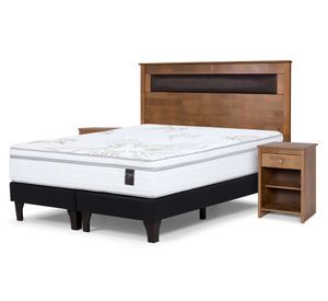 Cama europea Art 4 king base dividida + set Ferrara