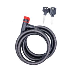 Candado bicicleta Kevlar  12 mm + 2 llaves negro