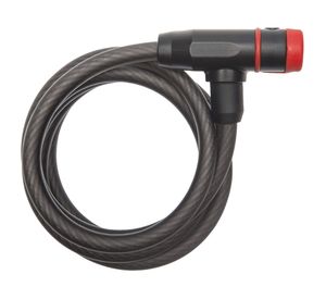 Candado bicicleta Kevlar  12 mm + 2 llaves negro