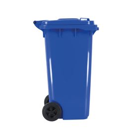 Basurero cuadrado azul 240 lt