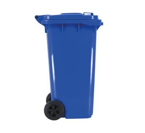 Basurero cuadrado azul 240 lt