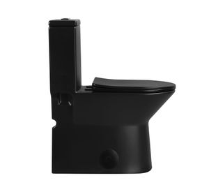 Sanitario one piece Trevi negro mate 30.5 cm