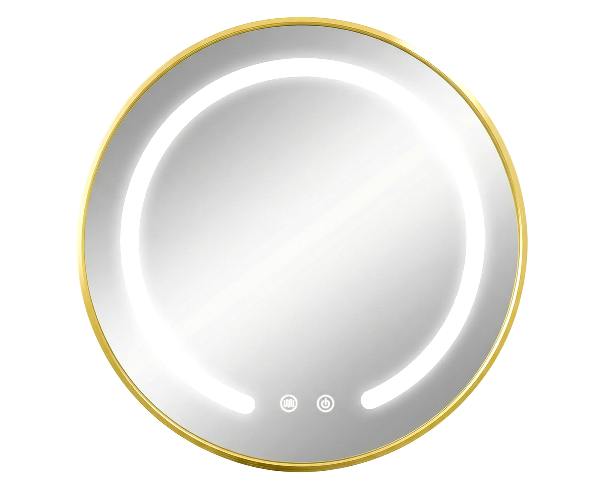 Joytek Espejo led redondo dorado 3 60x60 cm