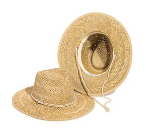 Sombrero de playa Hawaian beige/café