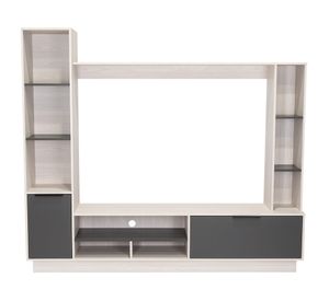Centro de entretenimiento 60" Marsella niebla/plomo