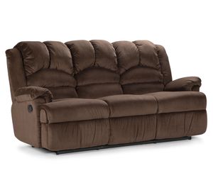 Sofá reclinables 3 cuerpos Jarrie tela chex café