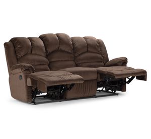 Sofá reclinables 3 cuerpos Jarrie tela chex café