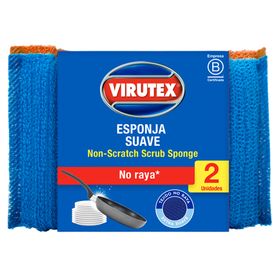 Esponja Spunita suave 11x7x5 cm 2 un.