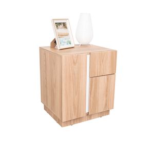 Velador Carmi 1 cajón 2 puertas