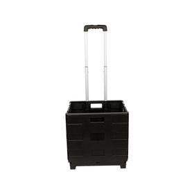 Carro plegable con ruedas negro