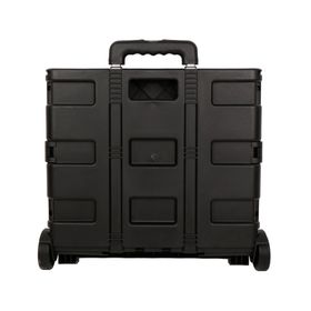 Carro plegable con ruedas negro