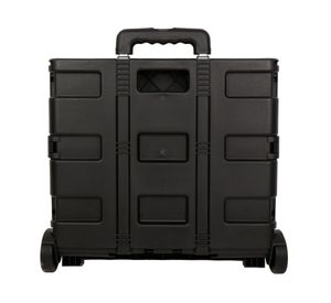 Carro plegable con ruedas negro