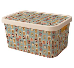 Caja organizadora Teen perritos 3.5 lt