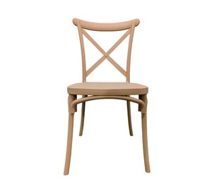 Silla Stack beige 4 unidades