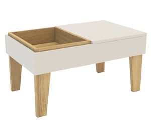 Mesa centro Veneza Roble/Off white