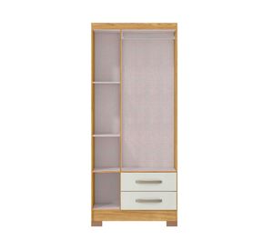 Clóset 3 puertas 2 cajones Classic marrocos off white 188x80x46 cm