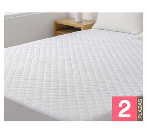 Cubrecolchón waterproof blanco 2 plazas