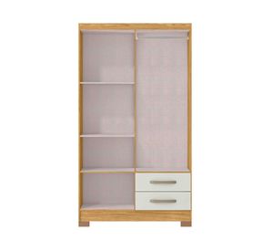 Clóset 4 puertas 2 cajones Classic marrocos off white 188x104.8x46.5 cm