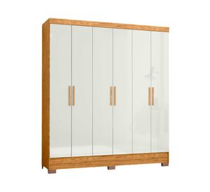 Clóset 6 puertas 2 cajones Nativo marrocos off white 206x175.2x46.2 cm