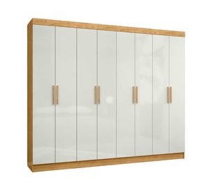 Clóset 8 puertas 4 cajones Neo marrocos off white 200x236.8x46.5 cm