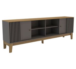 Rack TV 80" Florencia nogal grafito