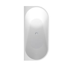 Tina semi-isla Isabella blanco 80x170 cm