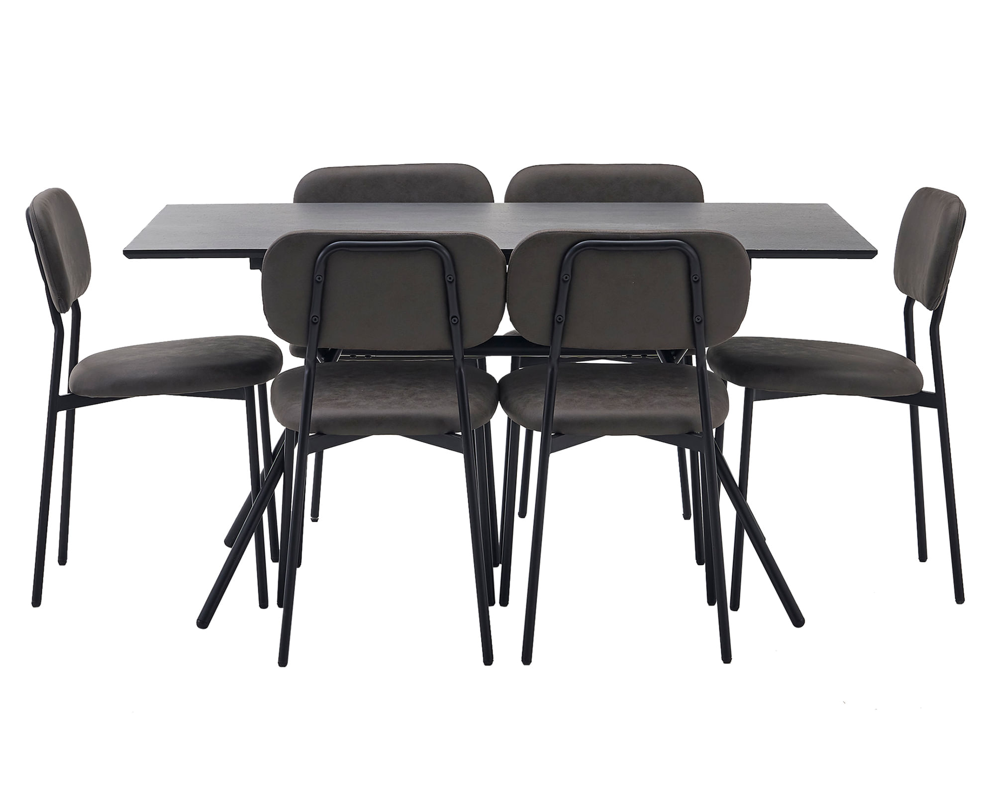 M+Design Comedor Umag 6 sillas 74x140x80 cm