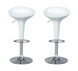 Silla bar Verona blanco 2 unidades