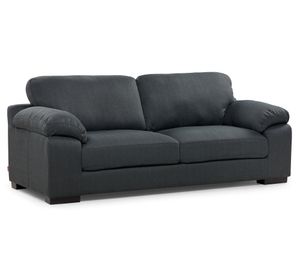 Sofá 3 cuerpos Bolonia tela grafito