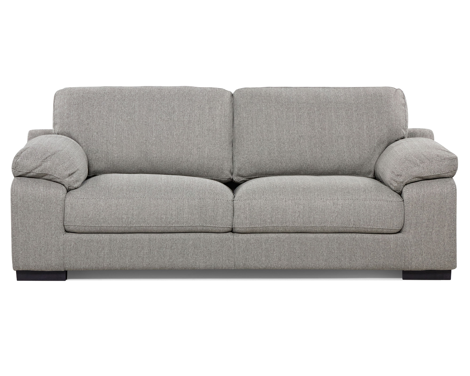 Rosen Sofá 3 cuerpos Bolonia tela gris