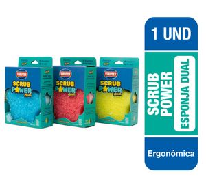 Esponja dual Scrub power 1 un.