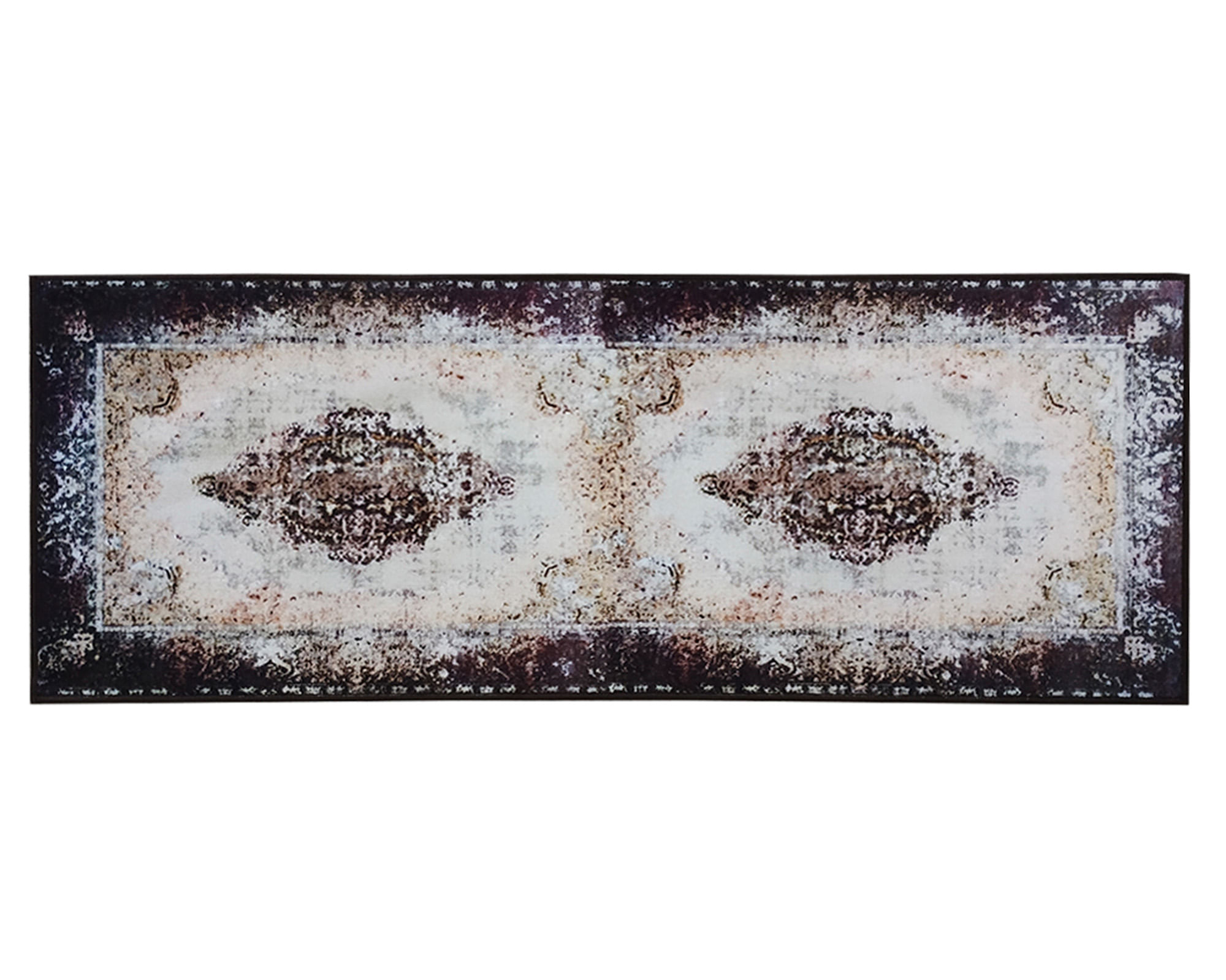 Idetex Alfombra pasillo Moka negro 67x180 cm