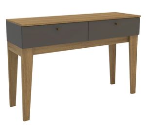 Arrimo rectangular Veneza 80.5x136x38.5 cm nogal grafito