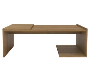 Mesa de centro rectangular Torino 31x89.5x54 cm nogal
