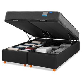 Cama baúl Europedic Dual 2 plazas base dividida