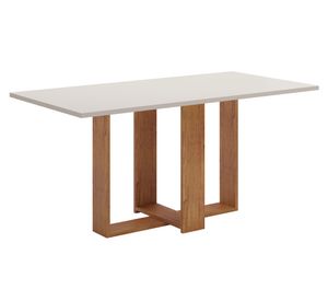 Comedor 6 sillas Imperial beige 80x160x80 cm