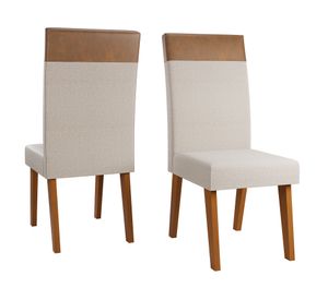 Juego comedor 6 sillas Real beige