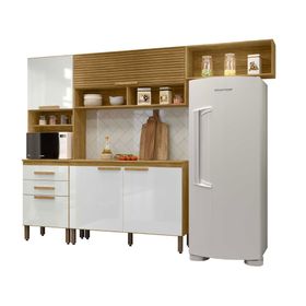 Kit mueble de cocina Mery Ann marroco off white 256.4 cm
