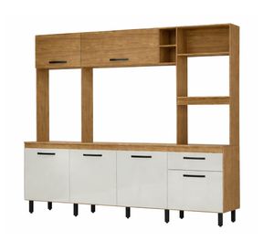 Kit mueble de cocina Abril feijo 245.4 cm