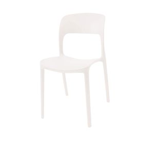 Silla apilable Nuremberg blanco