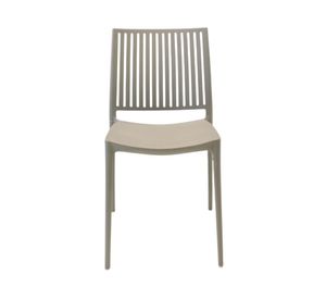 Silla apilable Noruega gris