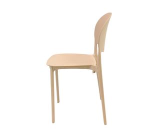 Silla apilable Sevilla beige