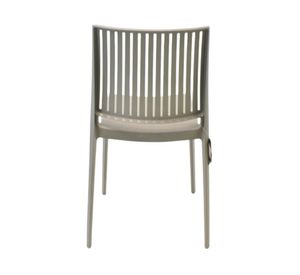 Silla apilable Noruega gris