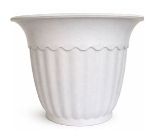 Macetero Bio Olimpo blanco 26x34 cm