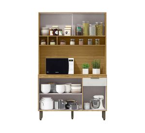 Kit cocina Rouse cinamomo/off white 4 puertas 1 cajón