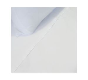 Juego sábanas 1.5 plazas 200 hilos Lisas blanco