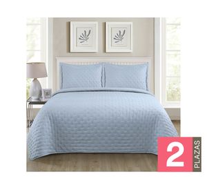 Quilt Roma celeste 2 Plazas
