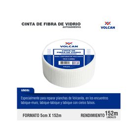 Cinta fibra de vidrio blanco 5x1520 cm